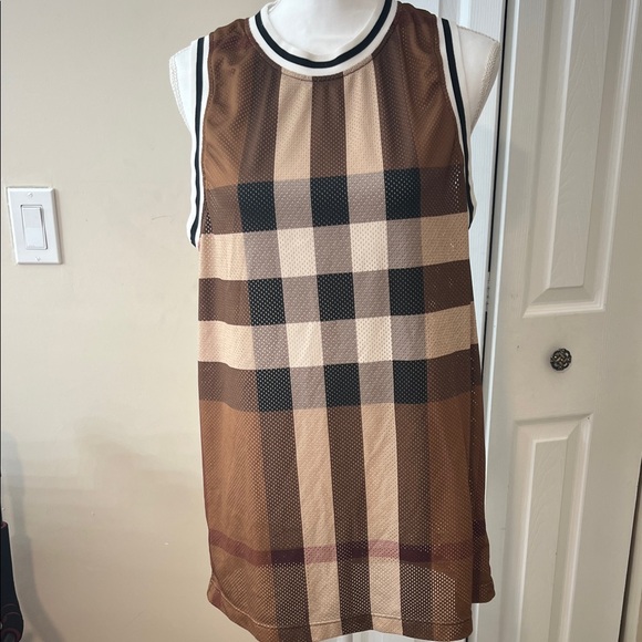 Burberry Brown and Cream Checkered Top - Picture 5 of 13